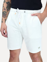 Bermuda King & Joe Masculina Moletom Comfort Logo Off White