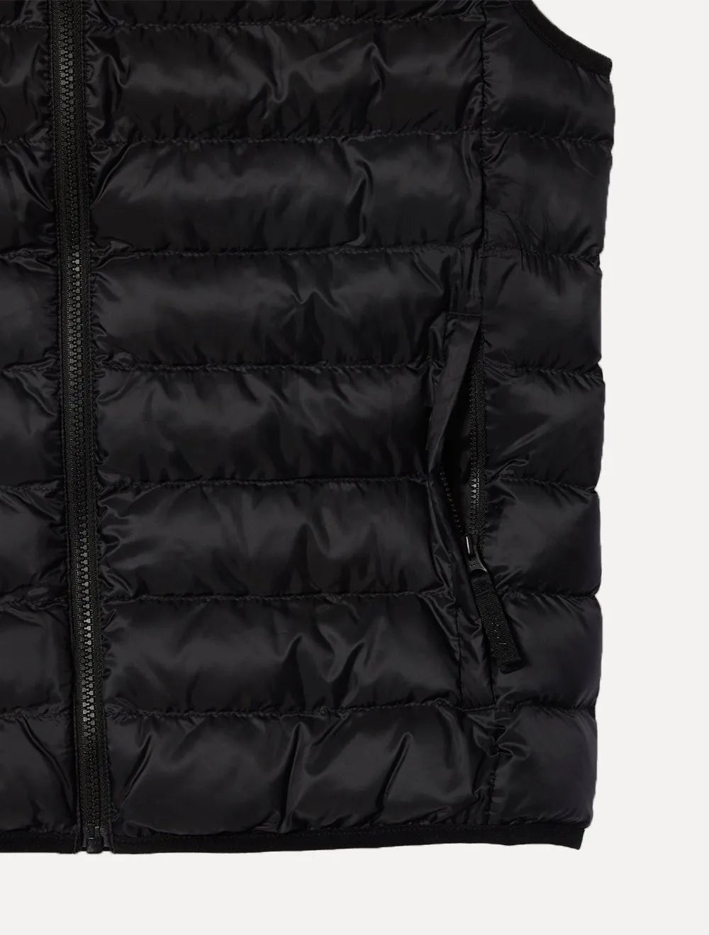 Colete Lacoste Masculino Puffer Water Repellent Vest Preta