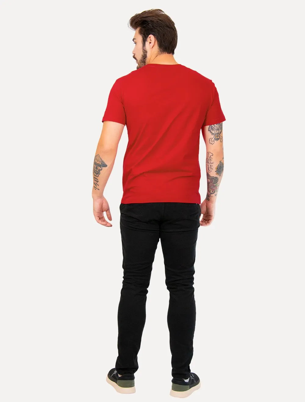 Camiseta Tommy Hilfiger Masculina Essential Cotton Vermelha