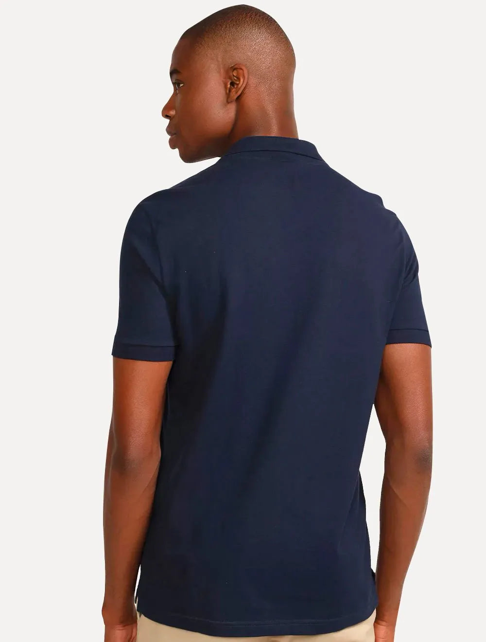 Polo Reserva Masculina Piquet Clássica Azul Marinho