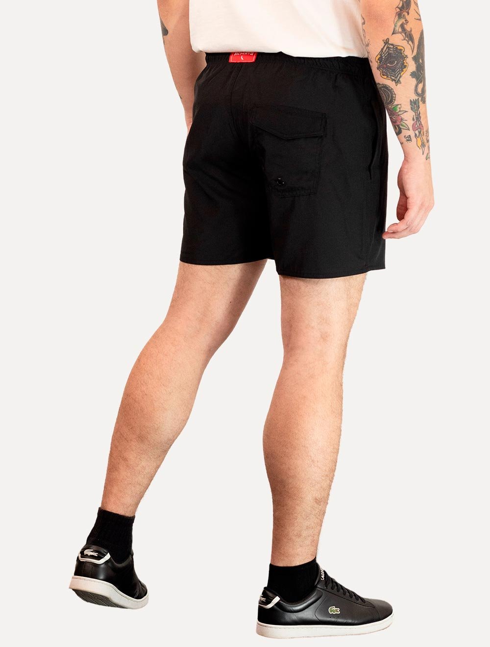 Short Reserva Masculino D'Água Beachwear Liso Basico Lateral Preto