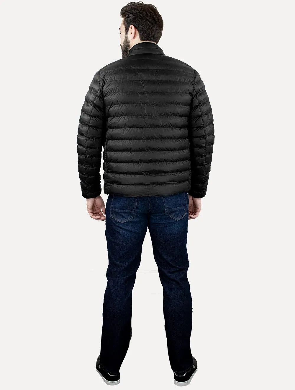 Jaqueta Tommy Hilfiger Core Packable Recycled Preto