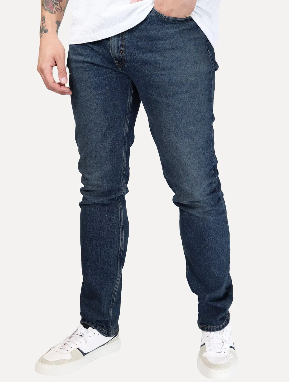 Calça Levis Jeans Masculina 511 Slim Stretch Washed Escura