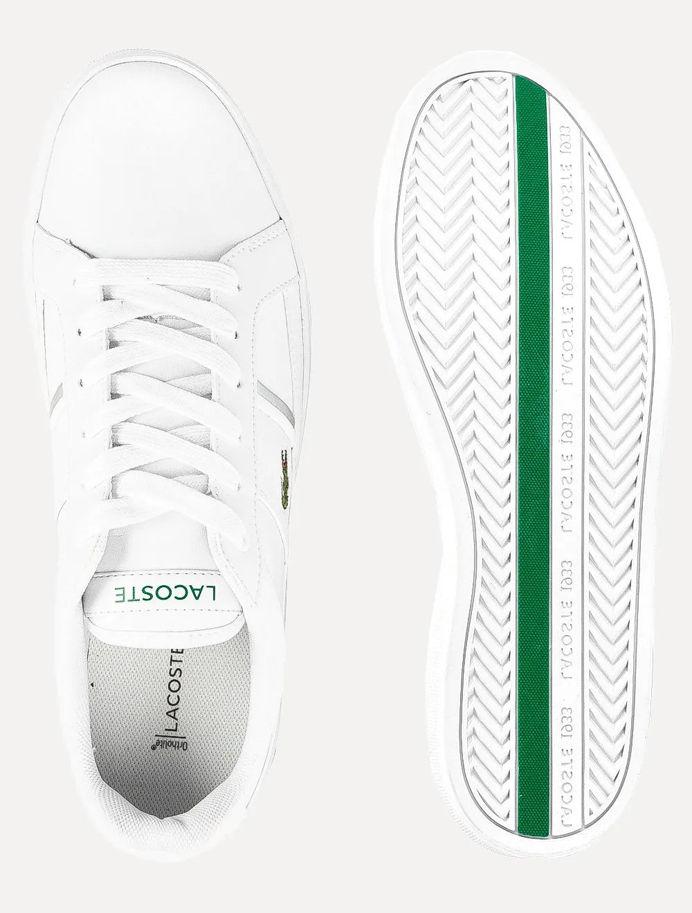 Tênis Lacoste Masculino Europa Wht/Wht Branco