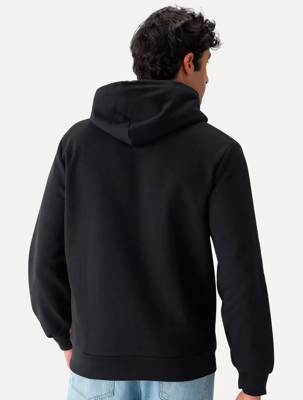 Moletom Levis Canguru Batwing Com Capuz Preto