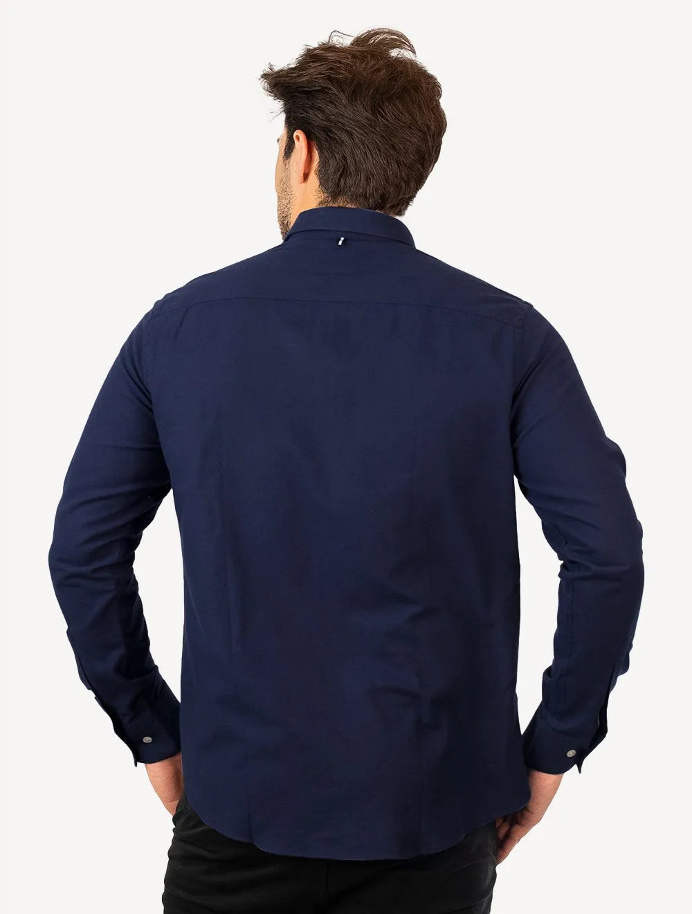 Camisa Original Penguin Masculina Regular Flanela Azul Marinho