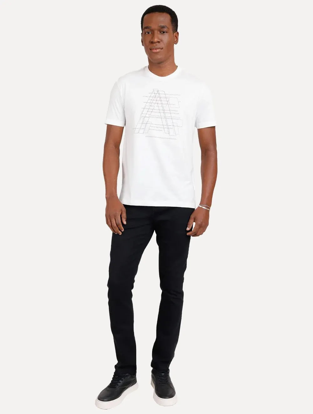 Calça Aramis Jeans Masculina Skinny Black Preta