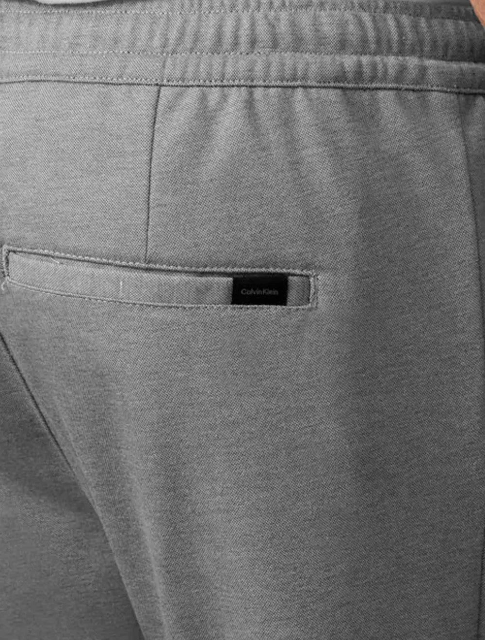 Calça Calvin Klein Masculino Moletom Jogger Cinza