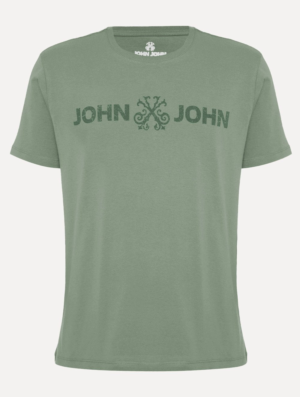Camiseta John John Masculina Fit Basic Verde Médio