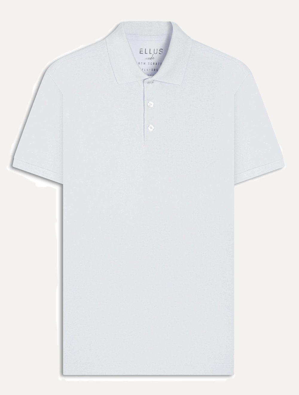 Polo Ellus Masculina Piquet Classic Easa Branca