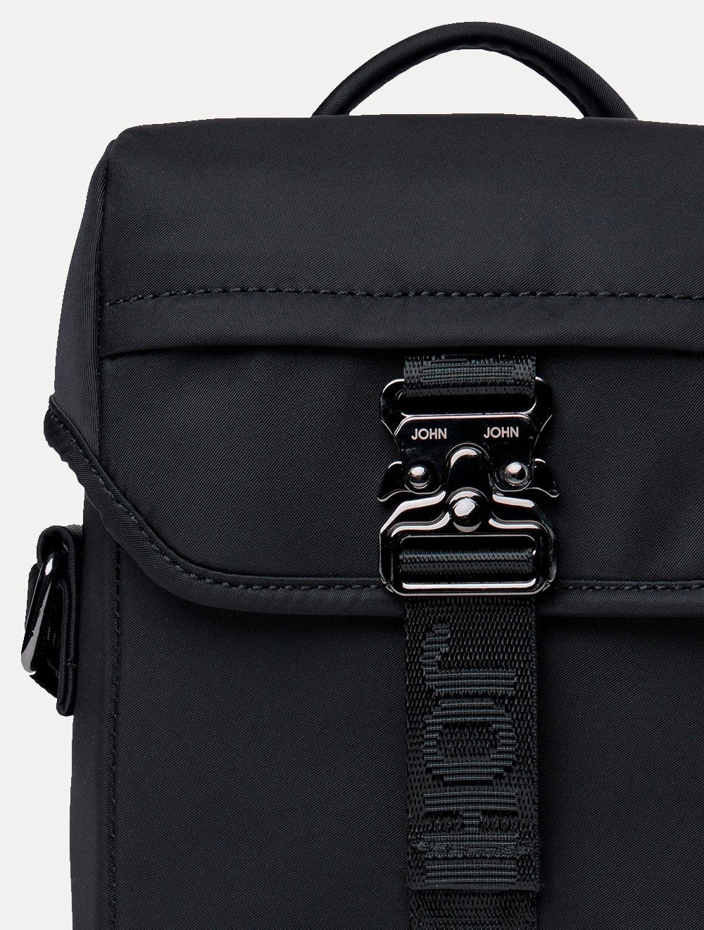 Bolsa John John Masculina Crossbody Nate Black
