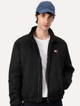 Jaqueta Tommy Jeans Masculina Essential Padded Logo Collar Preta