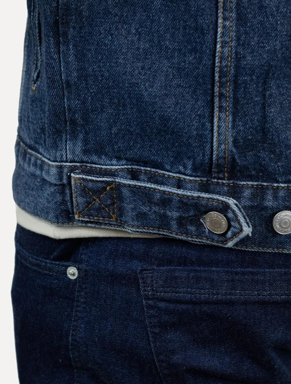 Jaqueta Calvin Klein Jeans Trucker Denim Azul Escuro