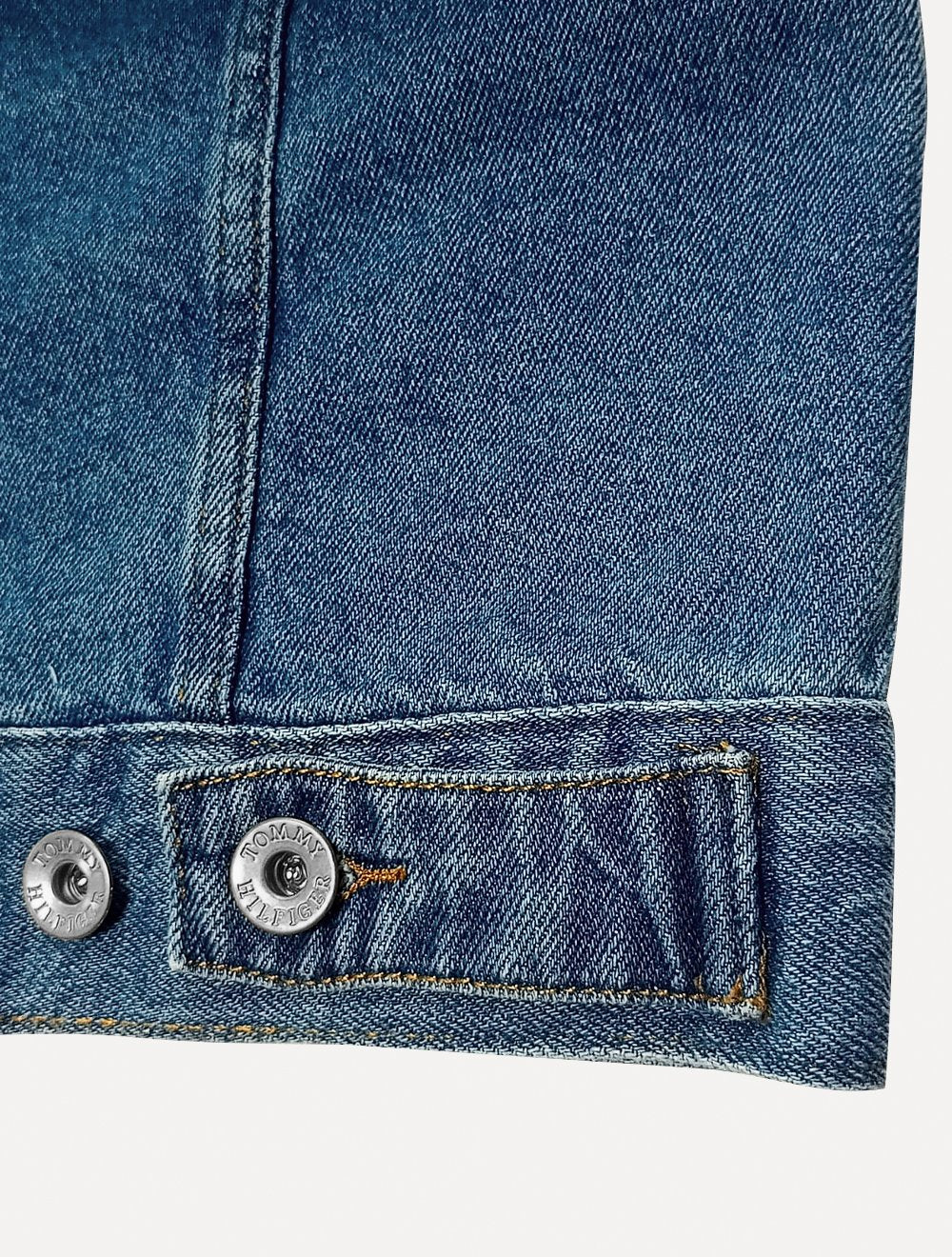 Jaqueta Tommy Hilfiger Masculina Jeans Regular Trucker Calva Blue Azul
