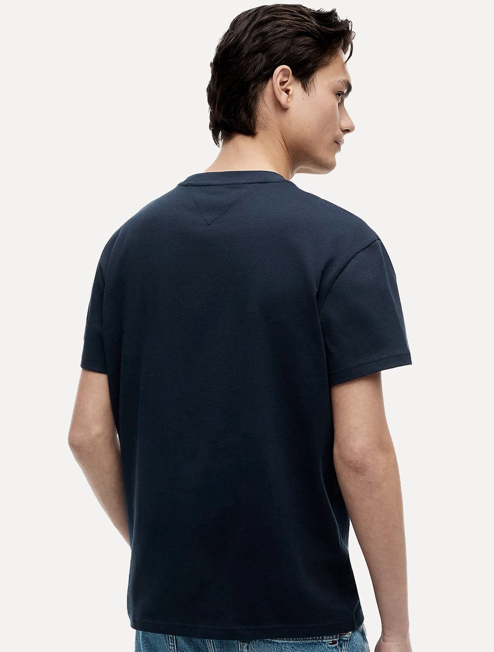 Camiseta Tommy Hilfiger Masculina Regular Big Flag Azul Marinho