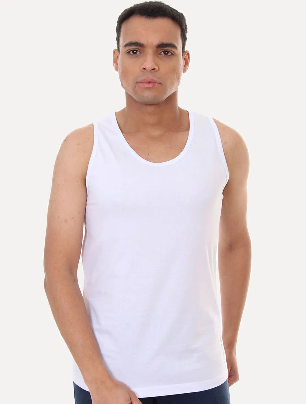 Regata Calvin Klein Swimwear Masculina Classic Branca
