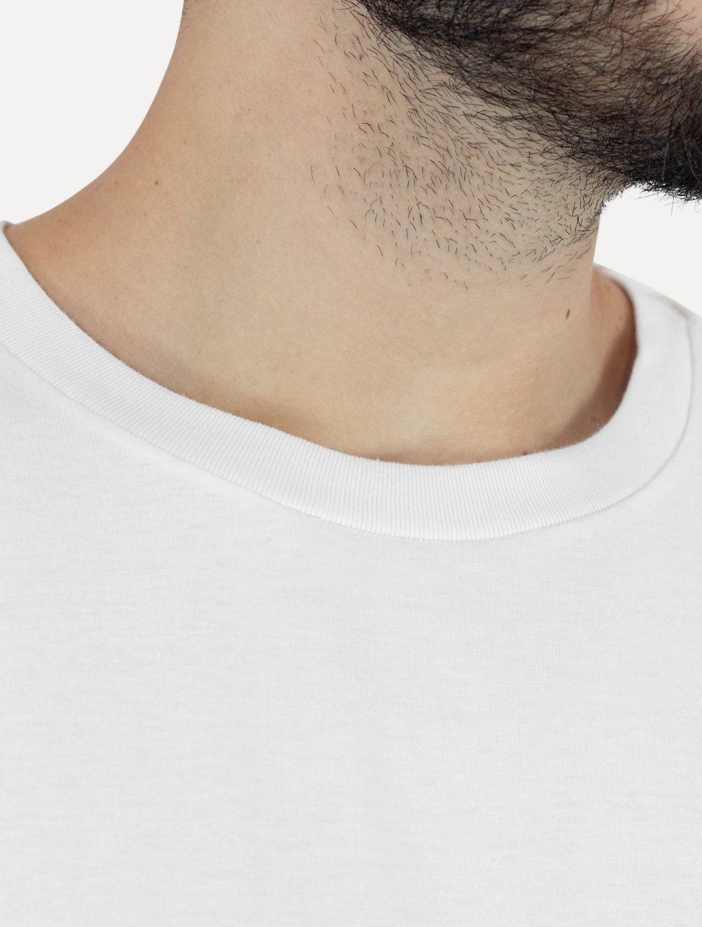 Camiseta Ellus Masculina Cotton Fine Easa Duocolor Branca