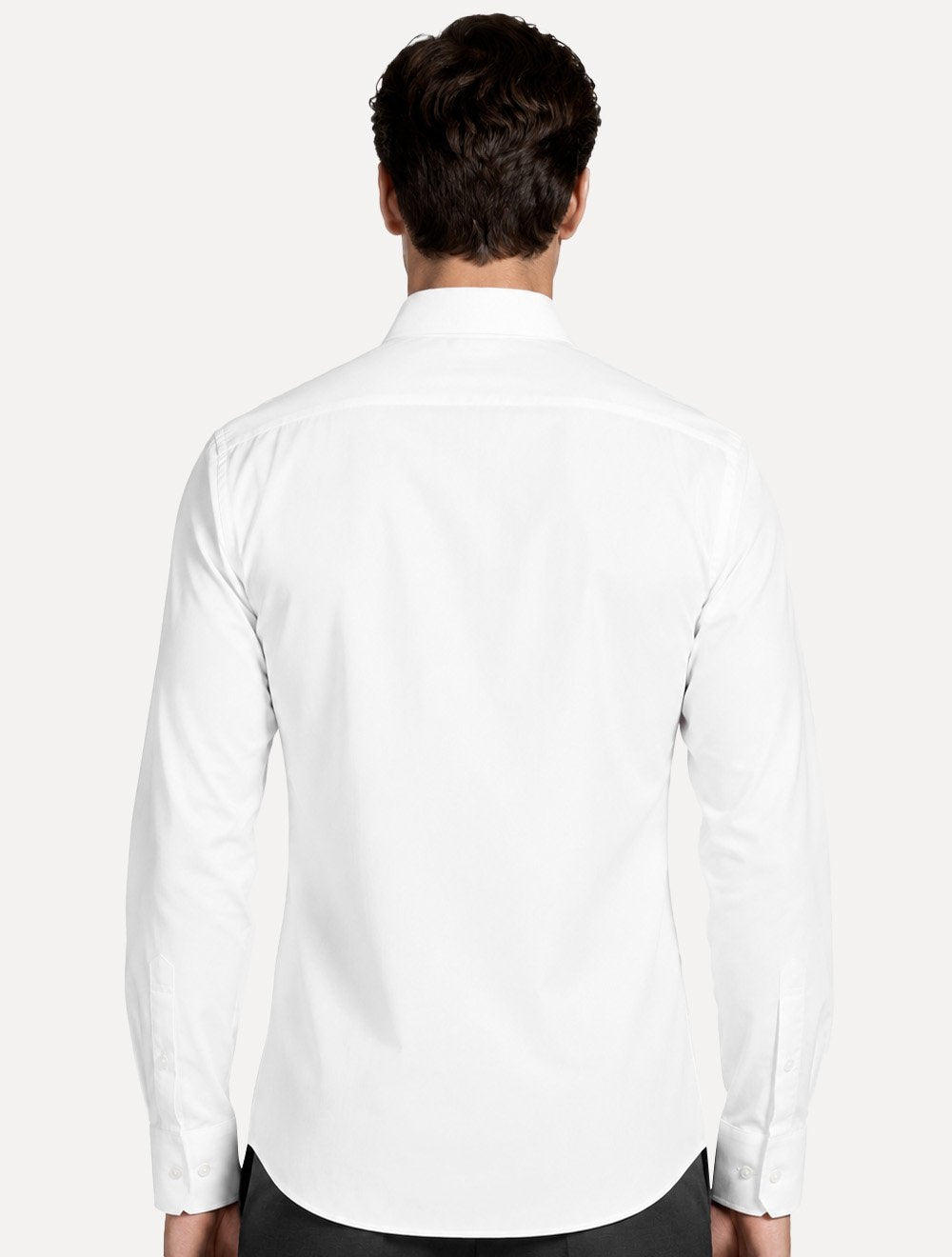 Camisa Aramis Masculina Slim Stretch Poliviscose de Bambu Branca