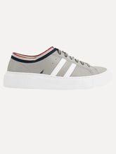 Tênis Nautica Masculino Firenze Listrado Cinza