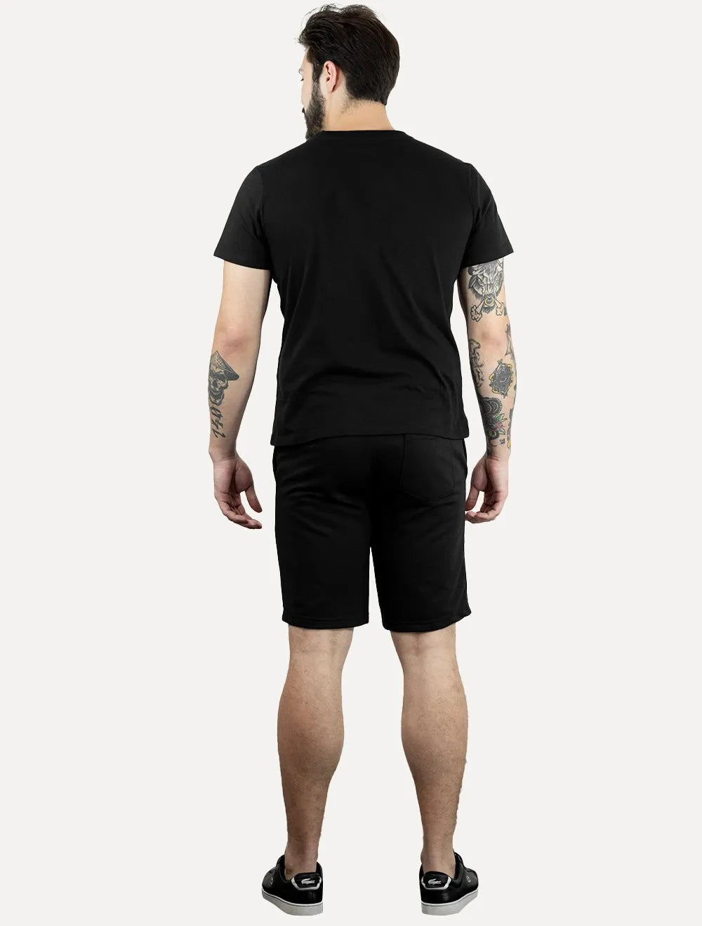 Bermuda John John Masculina Moletom Gray New Basic Preta