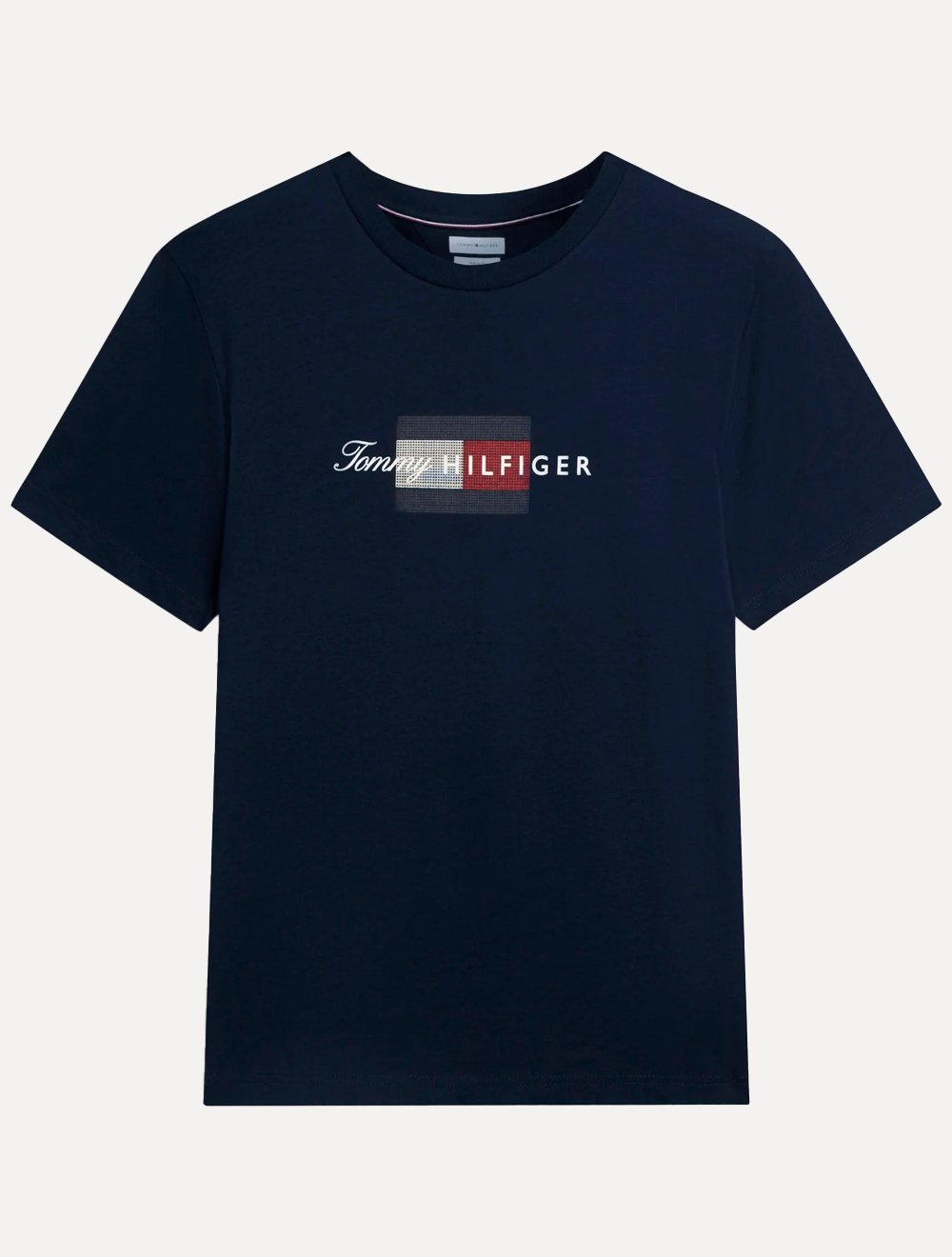 Camiseta Tommy Hilfiger Masculina Brand Love Big Graphic Azul Marinho