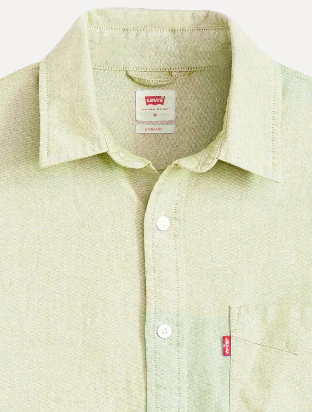 Camisa Levis Masculina Standard One Pocket Verde Claro