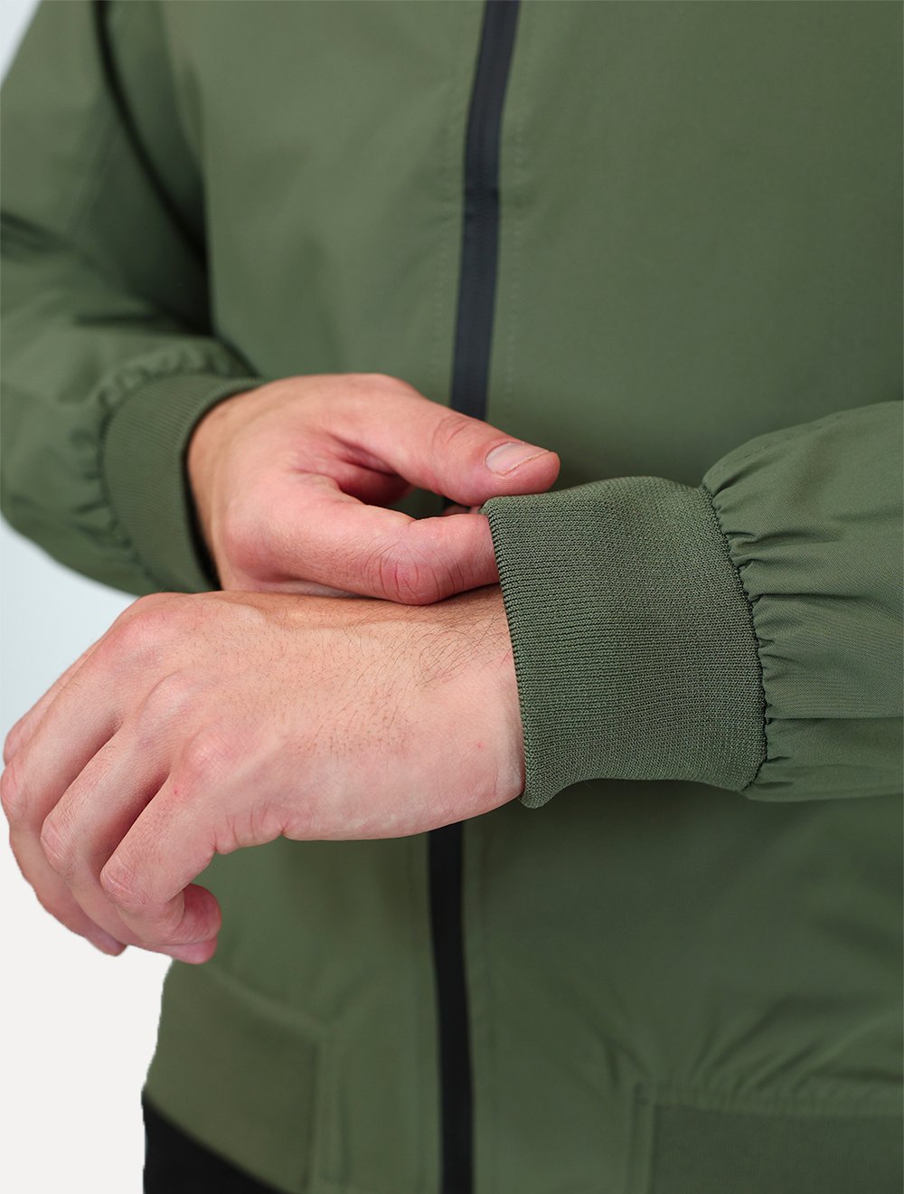 Jaqueta King & Joe Masculina Nylon Premium Capuz Verde Militar