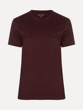 Camiseta Aramis Masculina Basic Lisa Mono Icon Bordô
