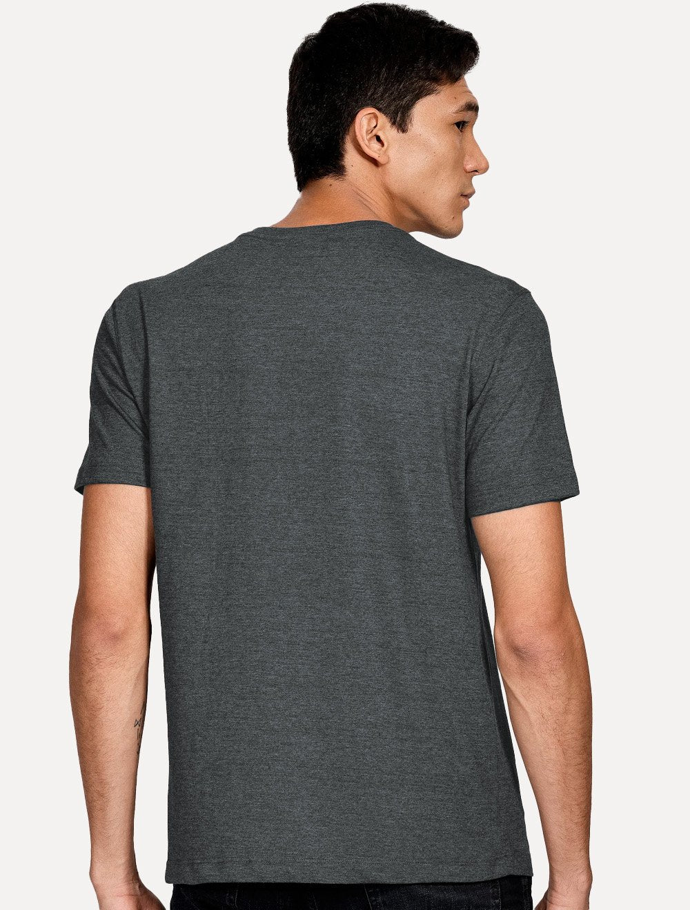 Camiseta Aramis Masculina Basic Light Logo Lisa Grafite