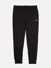 Calça Lacoste Masculina Moletom Sport Cotton Fleece Croco Preta