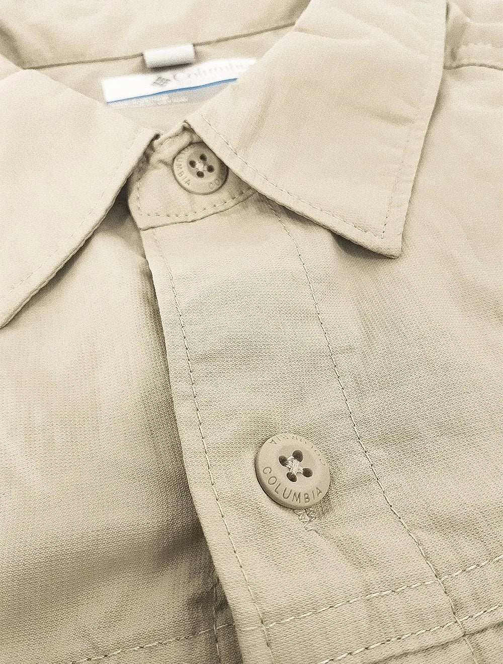 Camisa Columbia Silver Ridge II Fossil Cáqui Claro