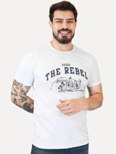 Camiseta Guess Masculina Los Angeles The Rebel Branca