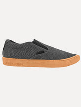 Tênis John John Masculino Slip On Miami Canvas Chumbo Mescla