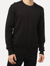 Suéter Ellus Masculino Tricot C-Neck Visco Like Basic Round Preto