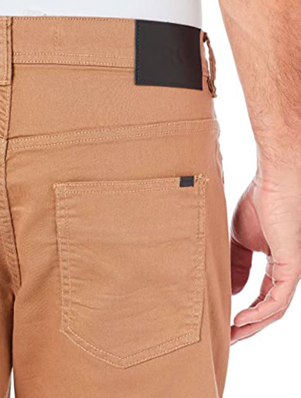 Bermuda Reserva Masculina Sarja Color Cáqui