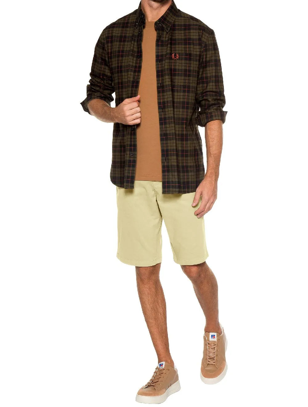 Bermuda VR Masculina Chino Vic Max Parachute Cáqui
