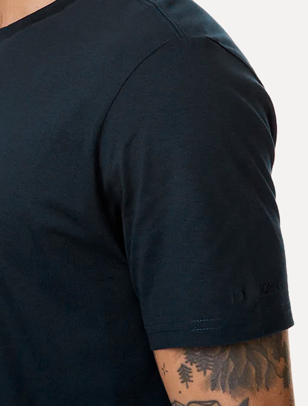 Camiseta John John Masculina Regular Fit Pima Cotton Azul Marinho