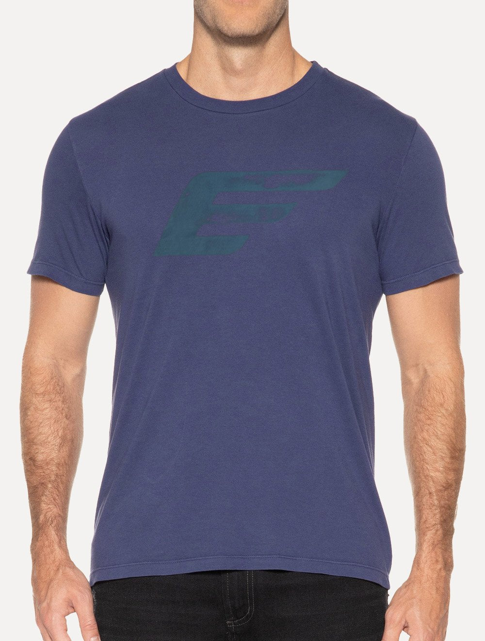 Camiseta Ellus Masculina Cotton Fine Maxi Easa Classic Azul