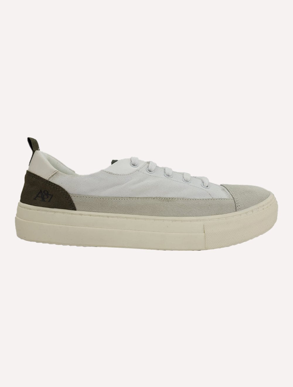 Tênis Aeropostale Masculino Casual Aero 87 NYC Militar/Off-White