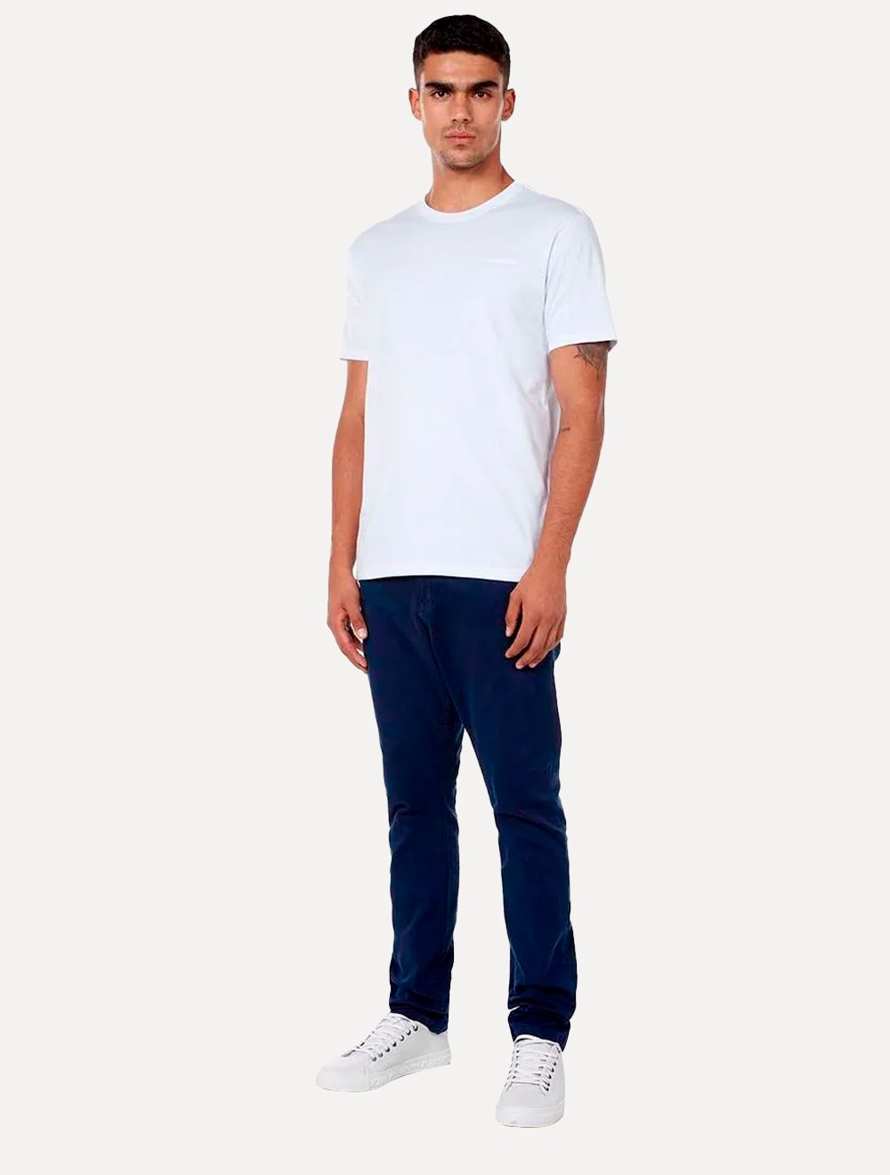 Camiseta John John Masculina Regular New Dirty Branca