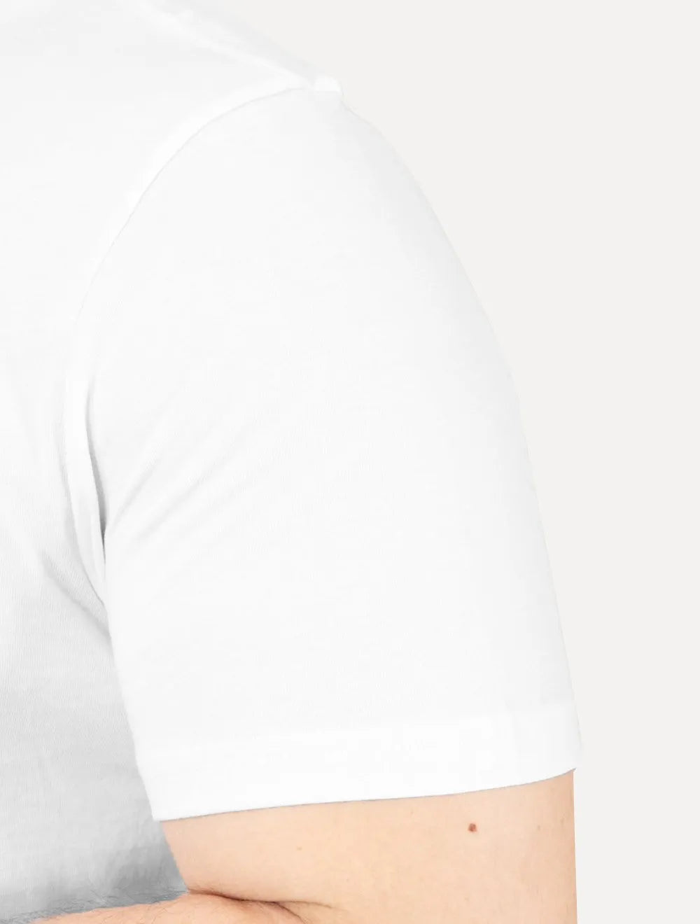 Camiseta Calvin Klein Jeans Masculina Frontal CK Rubber Relevo Branca