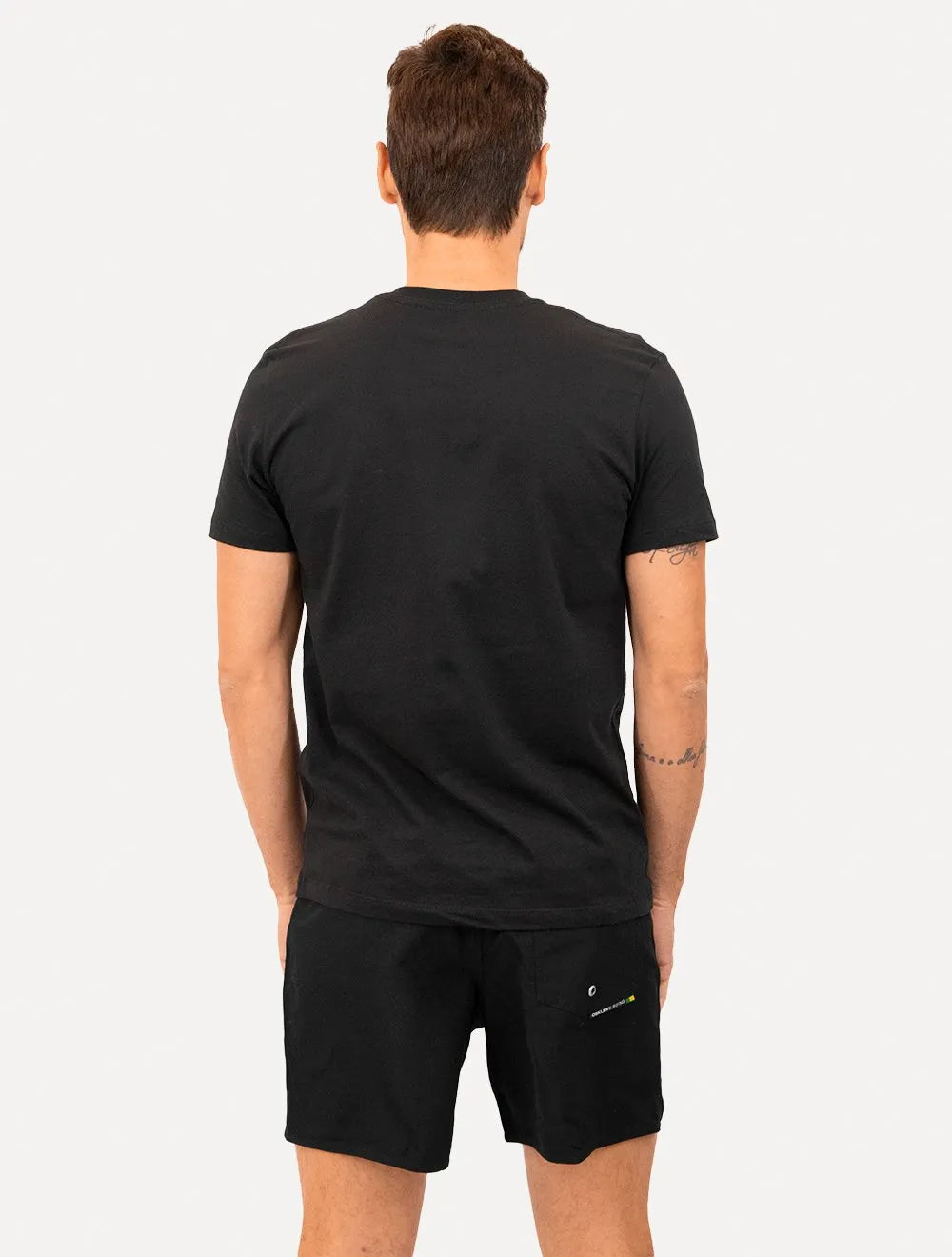 Bermuda Osklen Masculina D'Água Surf Vintage Patch Preta