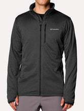 Jaqueta Columbia Masculina Fleece Park View Full Zip Chumbo