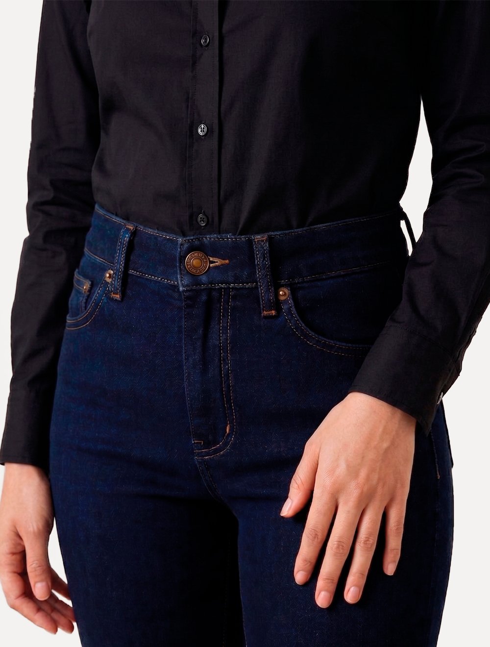 Calça Levis Jeans Feminina 721 Skinny High Rise Azul Escuro
