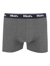 Cueca Mash Boxer Cotton Basic Grafite Mescla