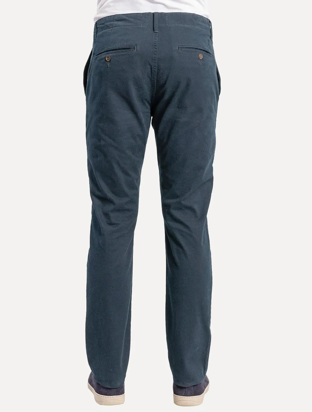 Calça Sergio K Masculina Chino Sarja Elastano Azul Marinho