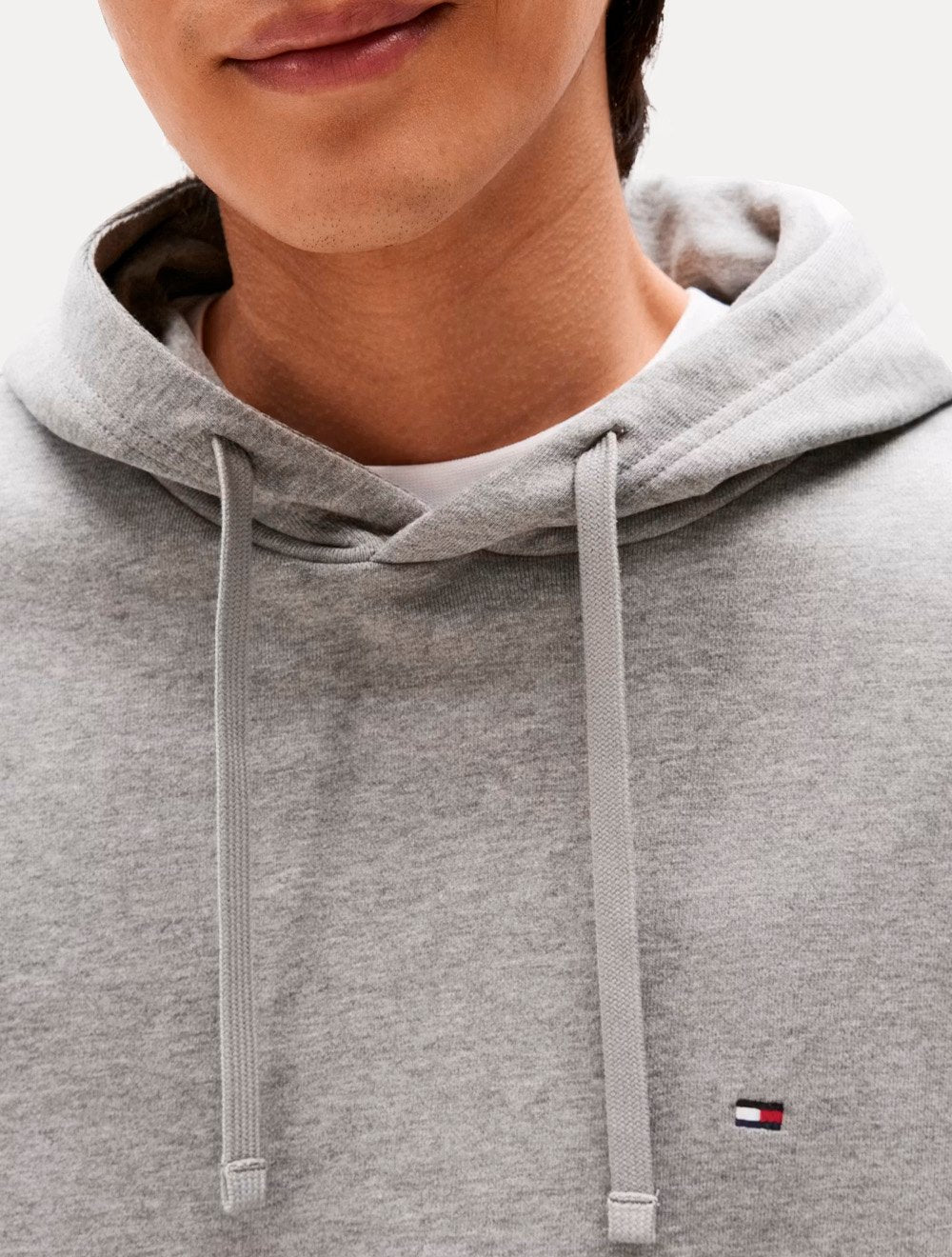 Moletom Tommy Hilfiger Masculino Essential Terry Hoody Cinza Mescla