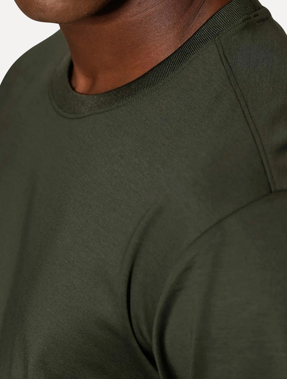 Camiseta Aramis Masculina Mercerizedo Interlock Verde Escuro