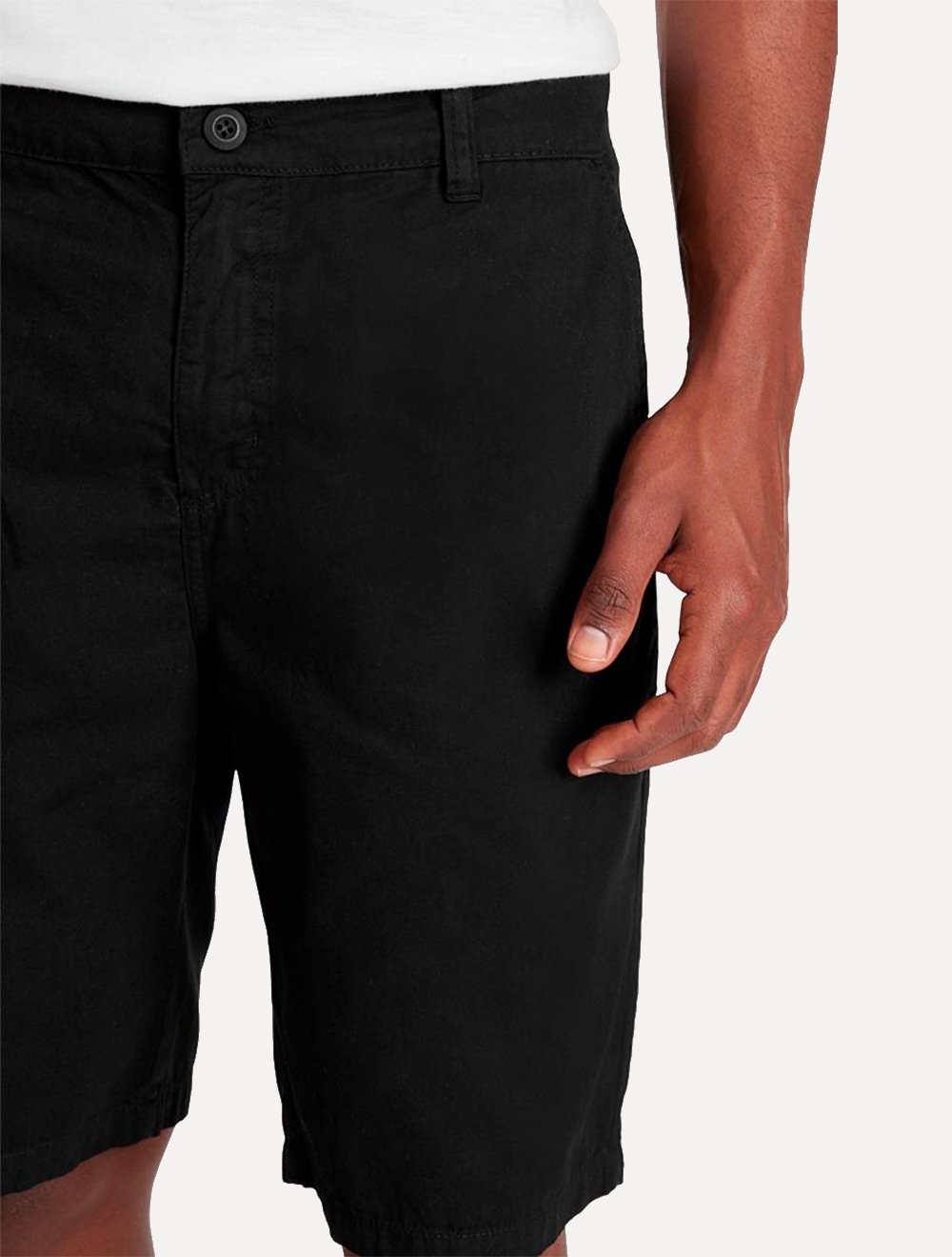 Bermuda Aramis Masculina Chino Color Basica Preta