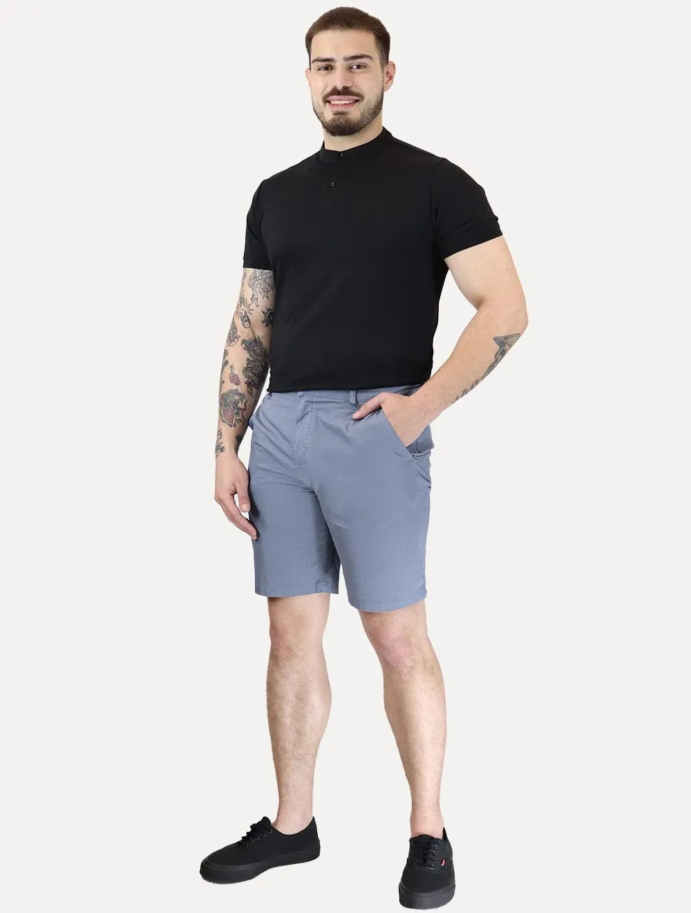 Bermuda Aramis Masculina Chino Flame Azul Médio